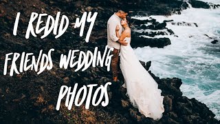 Redoing my friends wedding photos in Hawaii