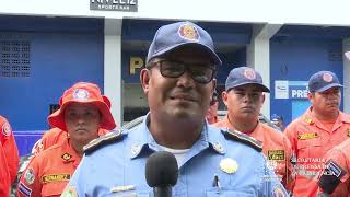 Importante dispositivo de seguridad, prevención y atención prehospitalaria Estadio Cuscatlán