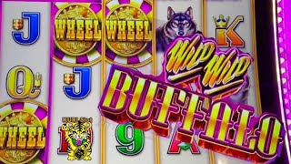 ★OMG !! SO MANY FREE SPINS AND PROGRESSIVE !★WILD WILD BUFFALO Slot (Aristocrat) ☆栗スロ