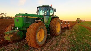 Gros labour avec 2 John Deere 4755 ! | SOUND|