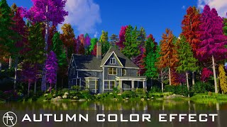 Autumn color effect | autumn generator effect lumion 10 | lumion effects / scene free download