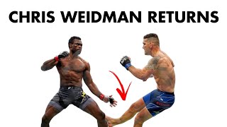 Chris Weidman RETURNS at UFC 292