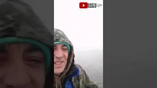 яз.Тича - с лодка през зимата / Winter  fishing on boat #fishing #риболов #winter #snow