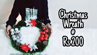 DIY Christmas Wreath | DIY | How To Make Christmas Wreath | Christmas Decoration Ideas |  Fawaz Tech