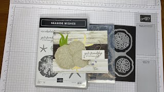 Stampin’ Up! Seaside Wishes Friend Card Tutorial #diy #cardmaking #papercraft #handstampedcards