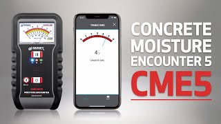 Concrete Moisture Meter: What is the CME5 - Tramex Concrete Moisture Encounter 5