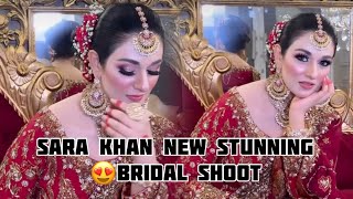 Sara khan New Bridal videoshoot looking stunning and beautiful in her new Look #sarakhan#falakshabir