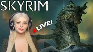 Hunting Dragons, LIVE! | Skyrim (Survival Playthrough)