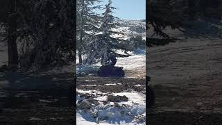 Can am Renegade snow ride