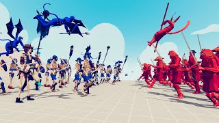 DYNASTY TEAM vs DEAD TEAM | TABS Totally Accurate Battle Simulator