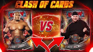 🔴VINCE MCMAHON VS BOBBY LASHLEY CLASH OF CARDS!!