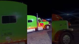 PETE PULLING A OVERSIZED LOAD IN OKLAHOMA