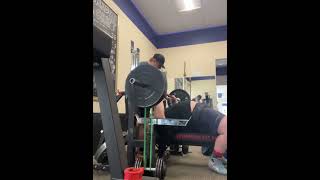 315 + elitefts monster mini bands bench - ME 9.1.2024