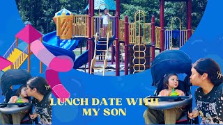 Lunch Date with my Son | The Sinha Fam