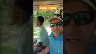 Short par 4, eagle! Unbelievable, stuck green, 1 putt. #Golf #Comedy #Funny #YoutubeShort #Fun #Good