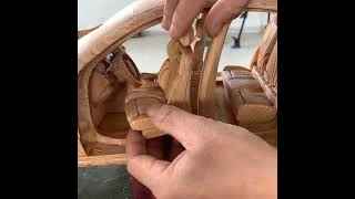 Autos de madera de arte No21 #Shorts