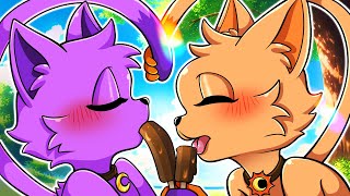 ENGLISH OR SPANISH? 5 | Catnap & Catfeine share ICE CREAM! | POPPY PLAYTIME 3 ANIMATION