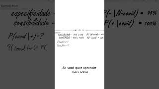 Você conhece o Teorema de Bayes? #shorts