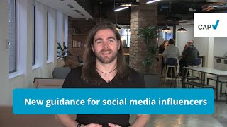 New guidance for social media influencers