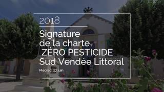 Sud Vendée Littoral : signature de la charte zéro pesticide