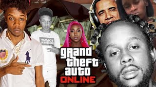 Vybz Kartel Sons Likkle Addi & Likkle Vybz, POPCAAN In GTA, Bounty Killer Gadzilla, Spice & Obama