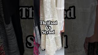 Style this Vintage Sheer Lace Slip Dress With Me! #thriftedvsstyled #laceslipdress #secondhand