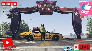 🔴 Taxi Driver 🚗 in GTA-5 Grand RP | Live Multiplayer Gameplay | GTA 5 #shorts