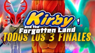 TODOS LOS 3 FINALES KIRBY Y LA TIERRA OLVIDADA En Español ( Final Normal, Verdadero y Secreto 100%)