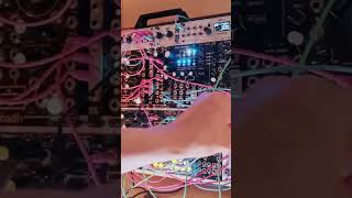 Eurorack jam excerpt with instruo harmonaig, qu-bit data bender and vpme quad drum