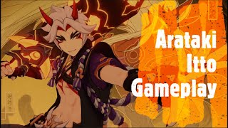 Genshin Impact Arataki Itto Story Quest Gameplay