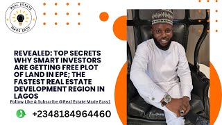 Revealed: Top Secrets Why Smart Investors Are Getting Free Plot Of Land In Epe; The New Lagos