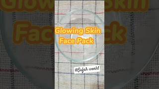 3 Ingredient Face Pack for Glowing Skin 💫#shorts #short #ytshorts #youtubeshorts #viral