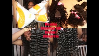 Massive Shuangya Hair Review /Aliexpress/ Brazilian Hair Weave Bundles Extension 100% Remy Hair