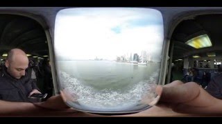 360° Manhattan Skyline from Staten Island Ferry