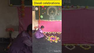 Diwali celebrations in my school