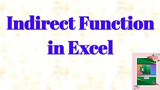 Indirect Function in Excel #exceltips #indirect #indirectfunctioninexcel #exceltricks #exceltutorial