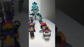 Dino anniversary ✨ #lego #powerranger #megazord #supersentai #transformer #dinosaur #ytshorts