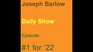 JBM Daily Live Stream #1 for 2022