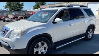 2009 GMC ACADIA SLT2 HAMMERDOWN AUCTIONS