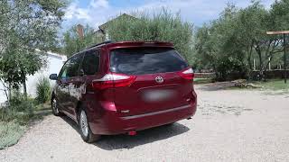 2015 Toyota Sienna XLE on vacation