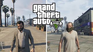 GTA 5 : MICHAEL VS TREVOR || MELEE ATTACKS COMPARISON || GTA V MELEE WEAPONS