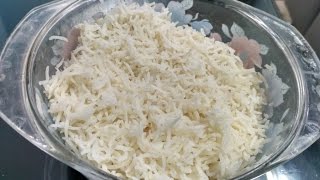 खिले खिले चावल ऐसे बनाए /Chawal in Microwave - Hindi / perfect rice recipe