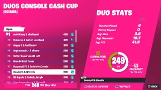 How To Make Earnings In The Console Duo Cash Cup Finals! ($250)