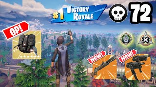 72 Elimination Solo Vs Squads "BUILD" Gameplay WINS (NEW! Fortnite Chapter 5 Season 4)