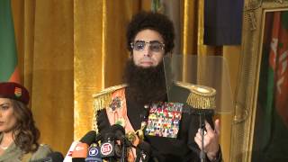 The Dictator talks more sex and Kim Kardashian being hairy and Ryan Seacrest