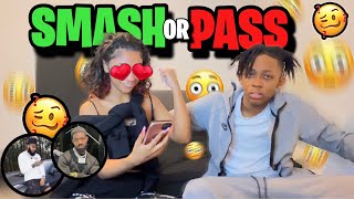 SMASH OR PASS PRANK *he looks at me differently now…*