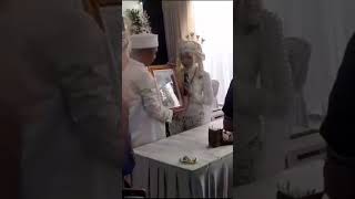 penyerahan mas kawin dari pengantin pria ke pengantin wanita #shourt