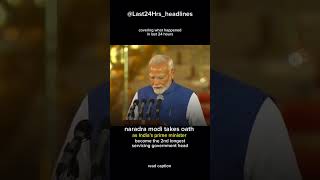 Narendra Modi takes oath #shorts