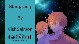 [Genshin Impact Comic Dub] Stargazing ( Childe x Lumine )