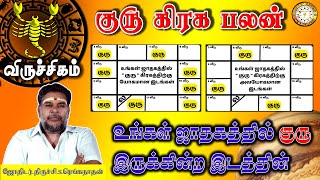 விருச்சிகம் | உங்கள் ஜாதகத்தின் குரு பலன் | Effects of Guru in 12 Houses | Viruchigam | Renganathan